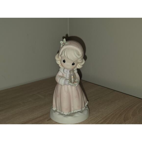 1995 Precious Moments Figurine Making Spirits Bright #150118 W/ Box - Picture 3 of 7